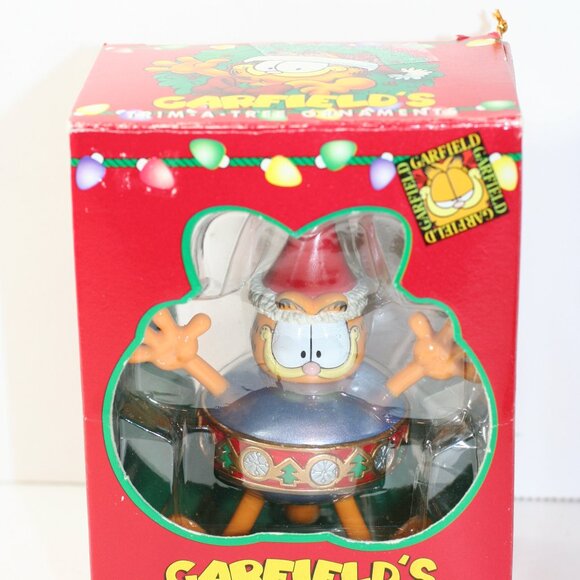 Garfield Trim-A-Tree HOLIDAY Christmas Ornament Paws 1996 - Picture 4 of 4